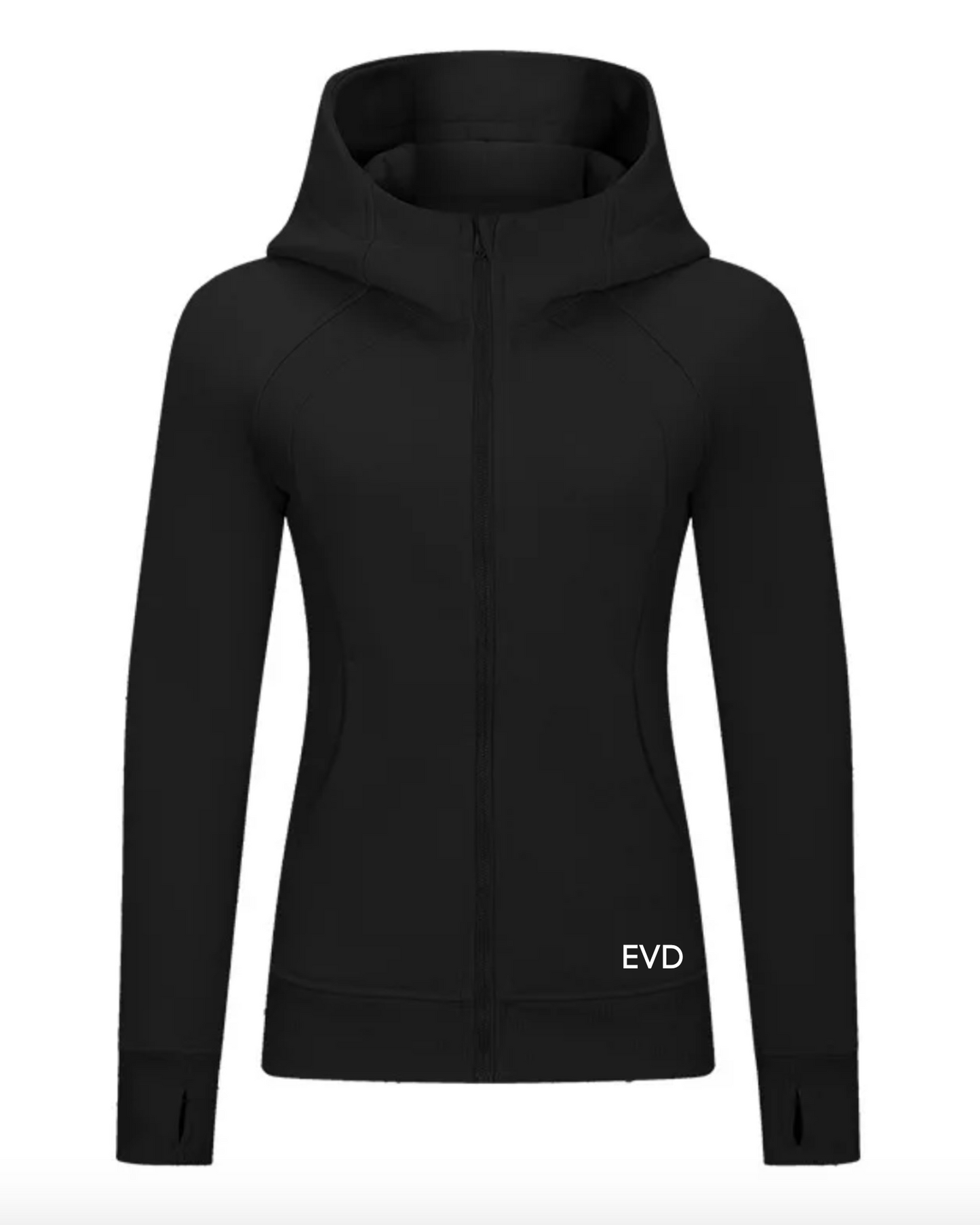 ACTIVE ZIP HOODIE BLACK