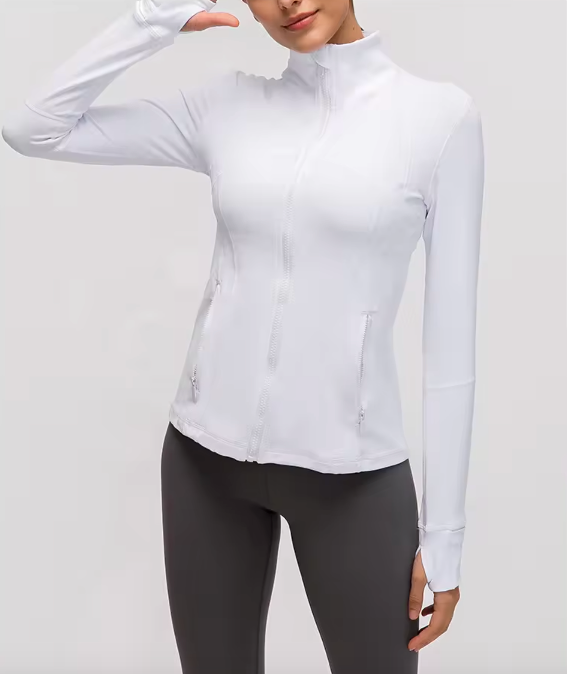 ACTIVE AIR ZIP JACKET WHITE